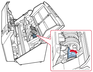 Mengunci Pick Roller dengan Tuas