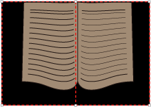 Mode Koreksi Distorsi Buku